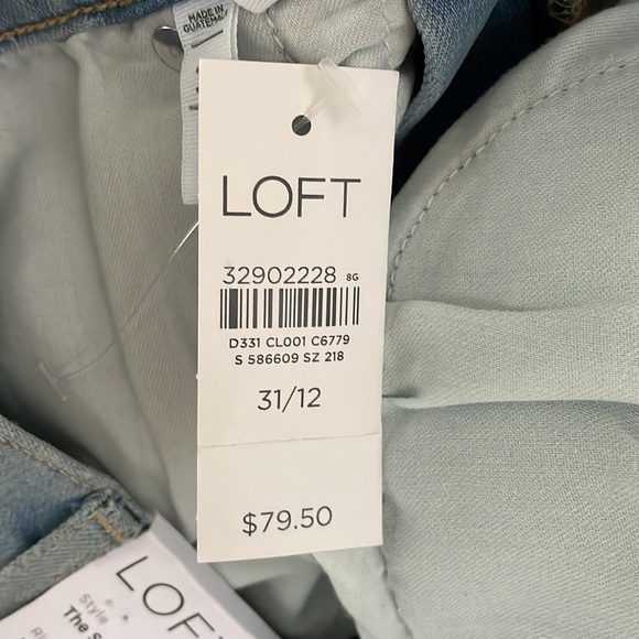 NEW Loft Made and Loved Mid Rise The Skinny Jeans - Picture 12 of 13